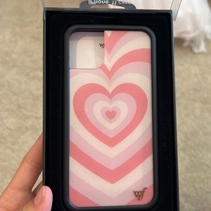 Wildflower Pink Heart Iphone 11 case